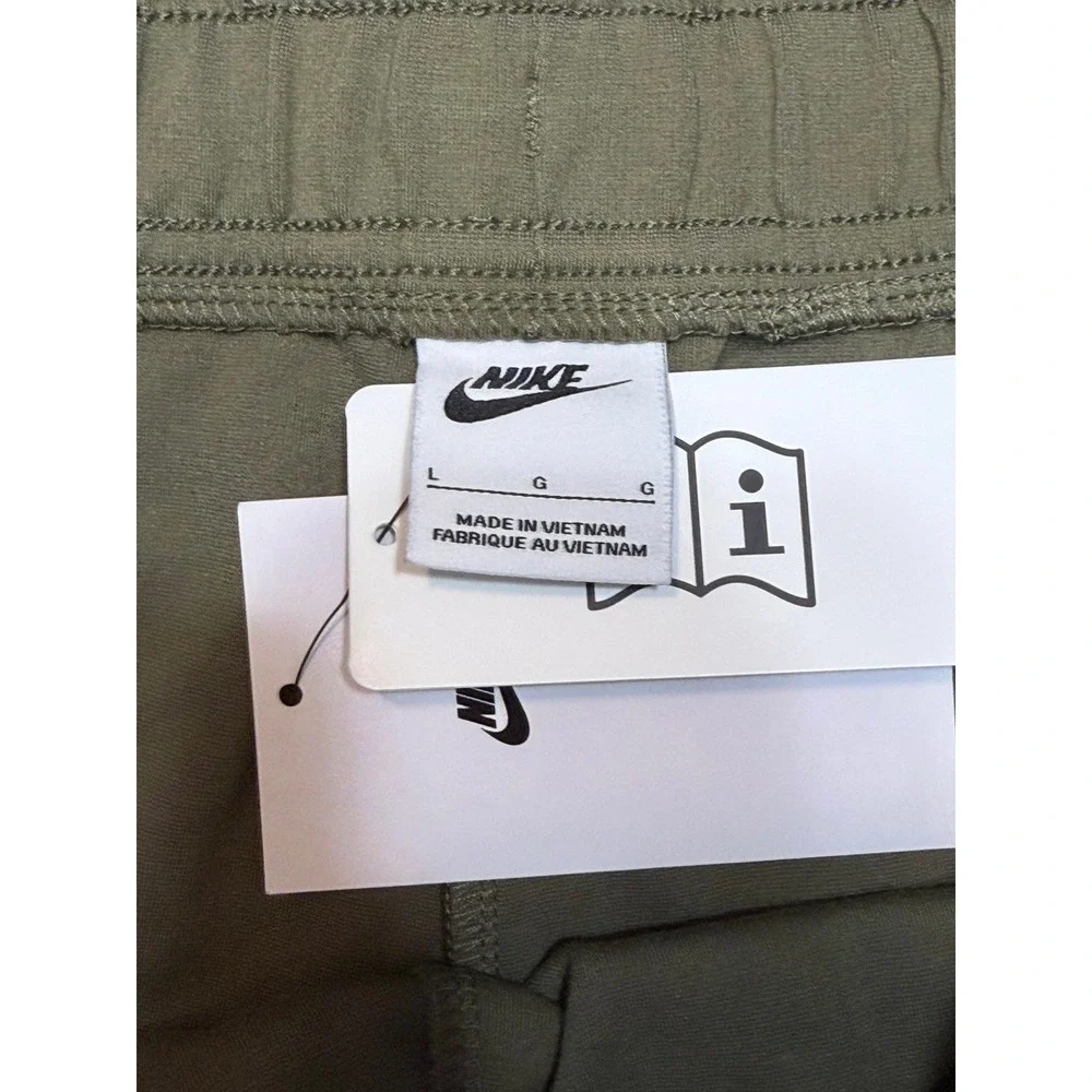 Nike Tech Fleece Sportswear Lightweight Shorts Green (DX0828-222) Men's Sz L